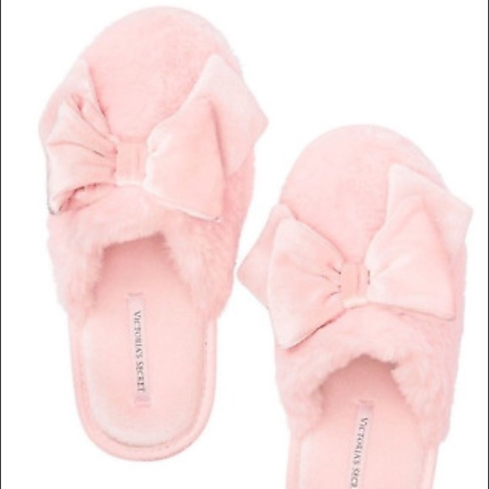 Victoria’s Secret Bow Slippers